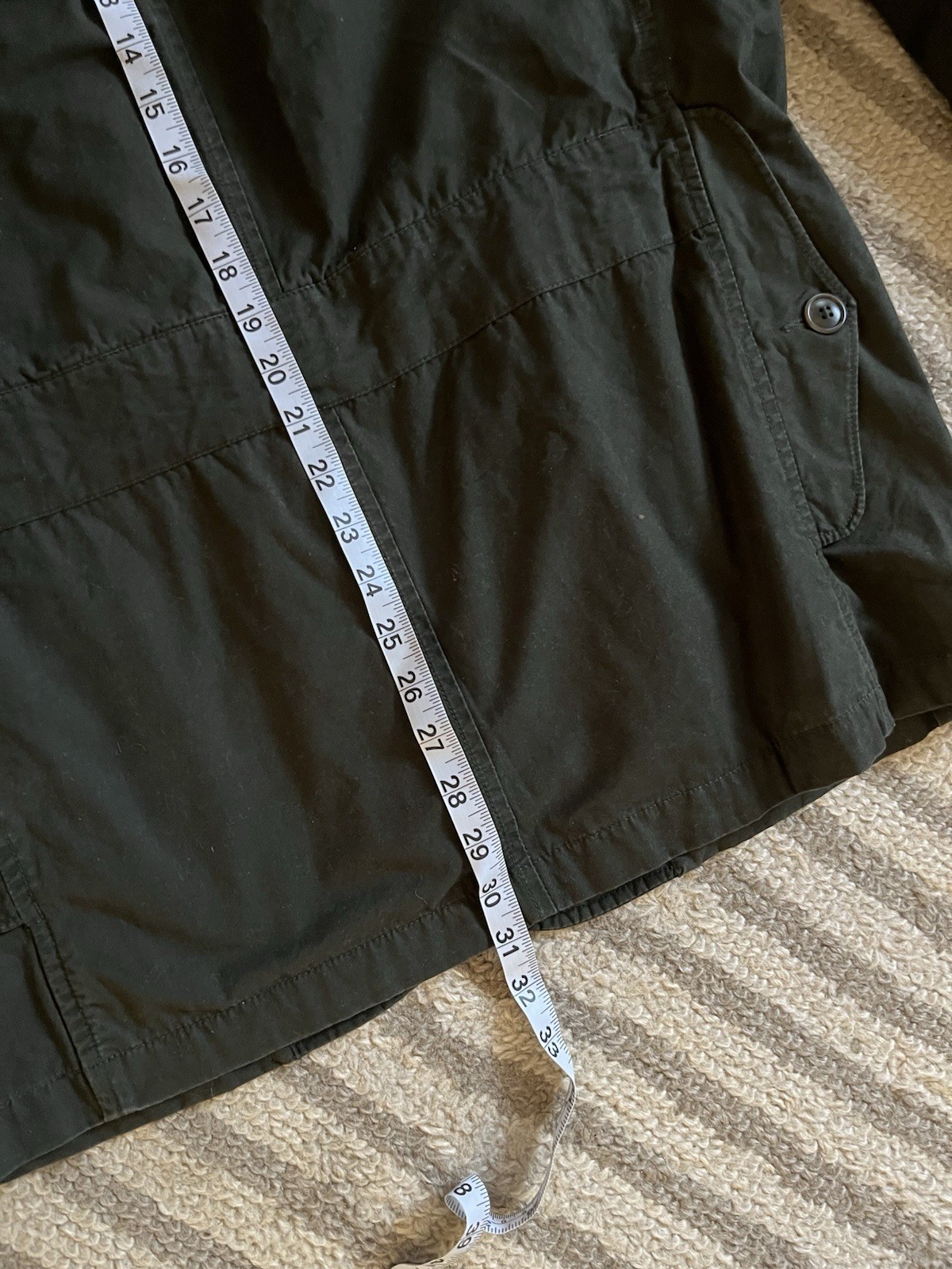 Barbour Field Jacket XL 46 Unlined Unstructured Green Men’s