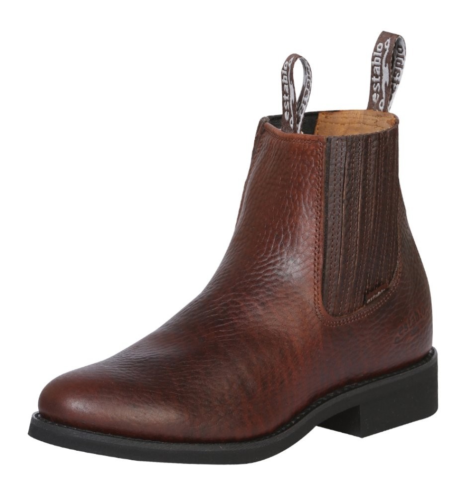 Men’s Work Establo Ankle Boots Bull Fight Leather Honey Soft Toe 555