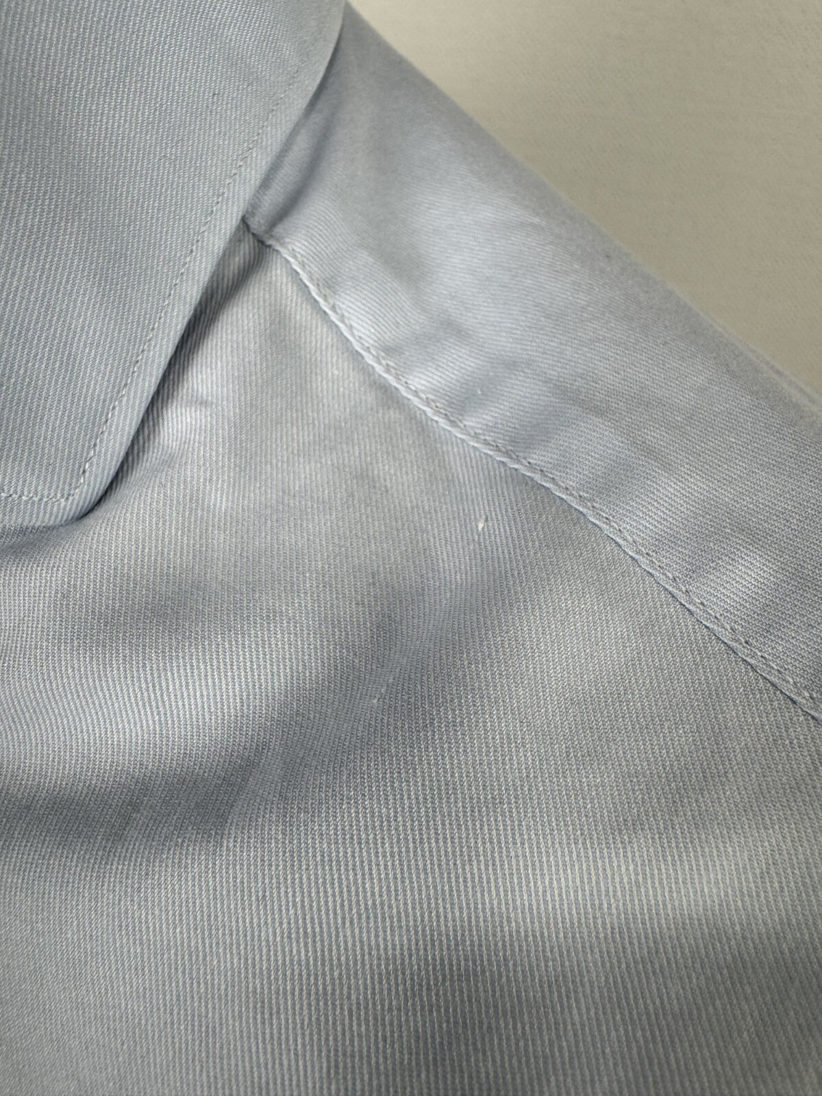 Suitsupply Blue Egyptian Cotton Long Sleeve Extra Slim Fit Dress Shirt Sz 40