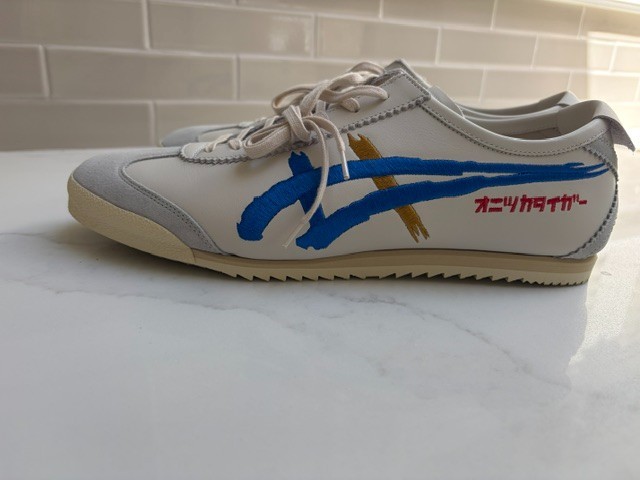 Onitsuka Tiger Mexico 66 Deluxe White Directoire Blue Men’s Size 11.5