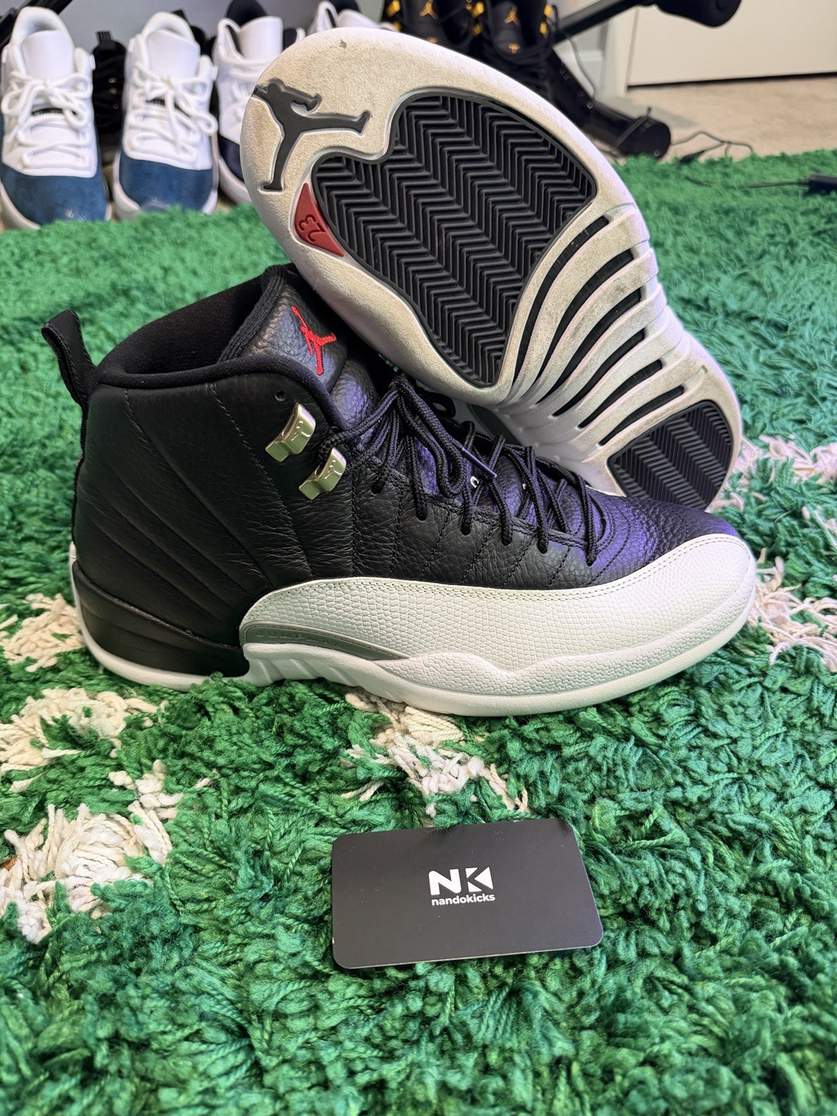 Jordan 12 Retro Playoff 2022 Size 11.5 USED CT8013-006 Black White