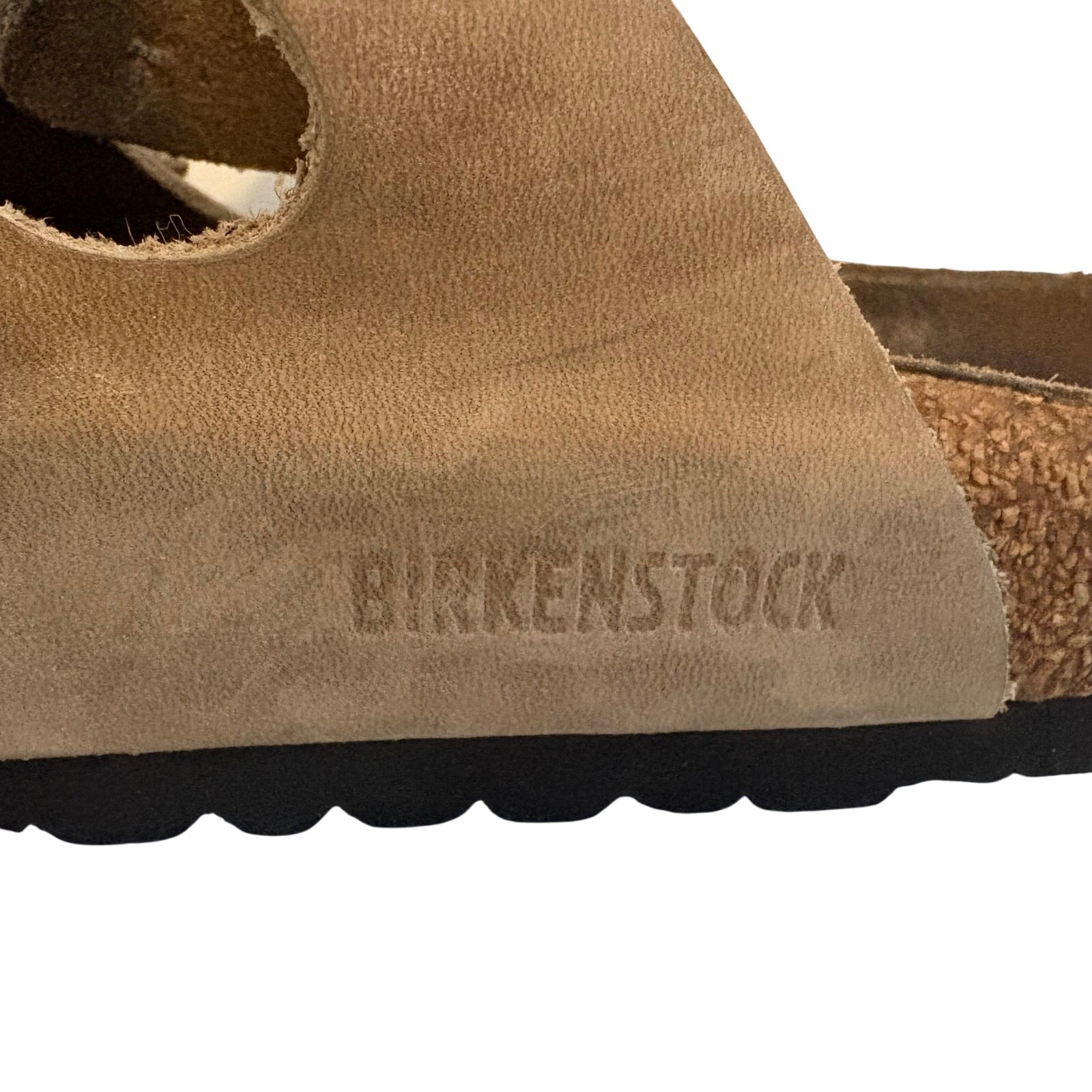 Birkenstock Florida Light Brown Suede Triple Strap Sandals Slides Preppy 39