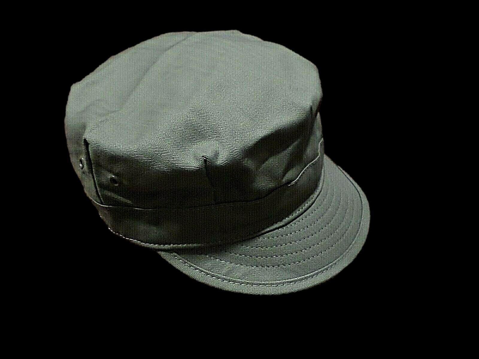 WWII U.S MILITARY HBT HAT REPRODUCTION ARMY FATIGUE CAP SIZE MEDIUM