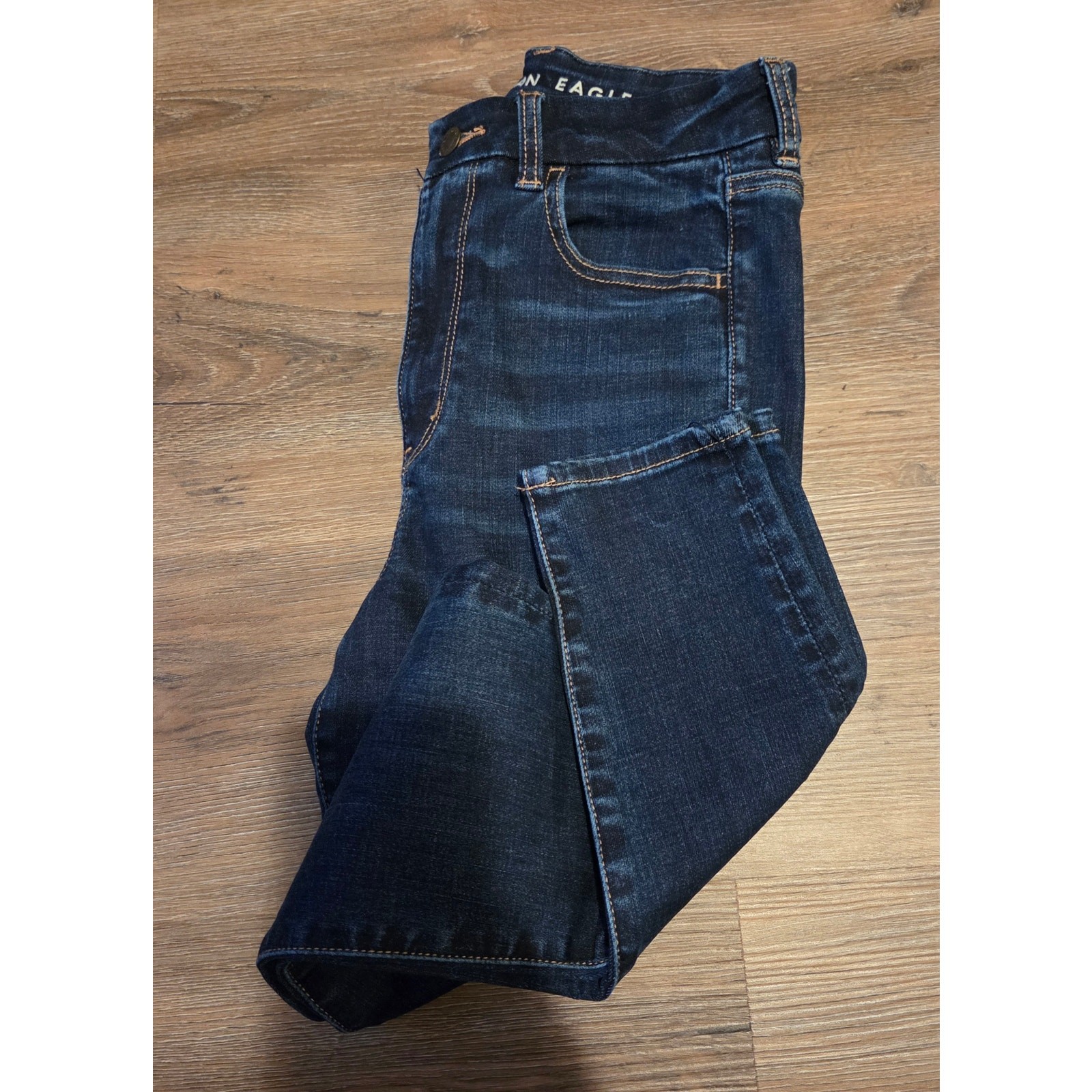 American Eagle Curvy Super Hi-Rise Jegging Dark Wash Skinny Women’s Stretch