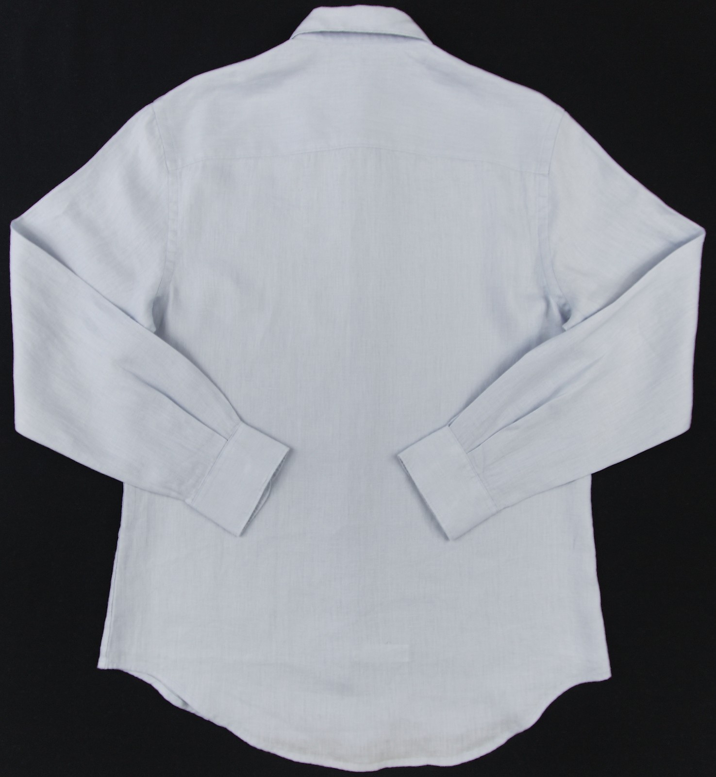 Men’s PERRY ELLIS Light Blue Pure Linen Shirt Extra Large XL NWT NEW Awesome!