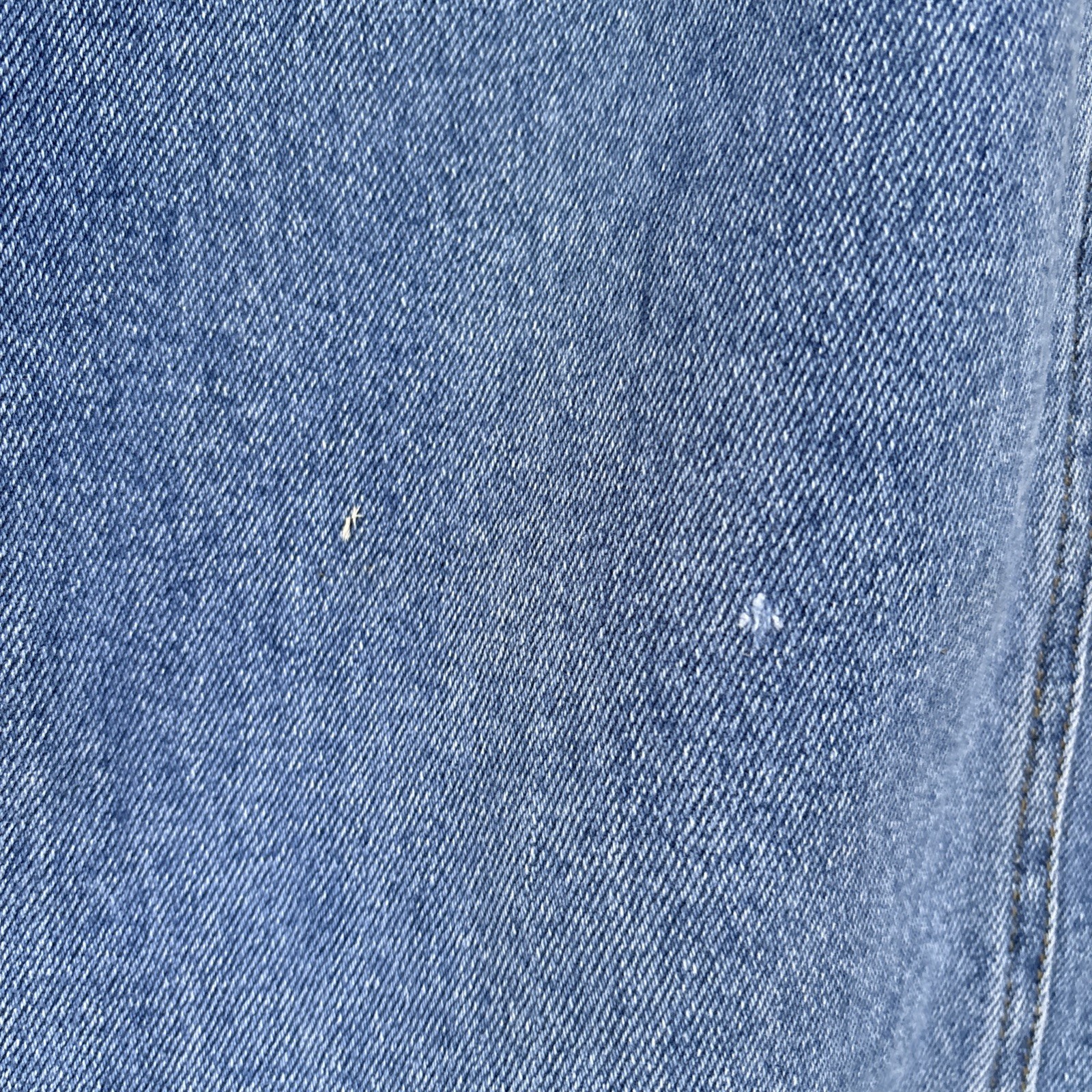 Vintage 80s black leather chaps denim jeans men’s