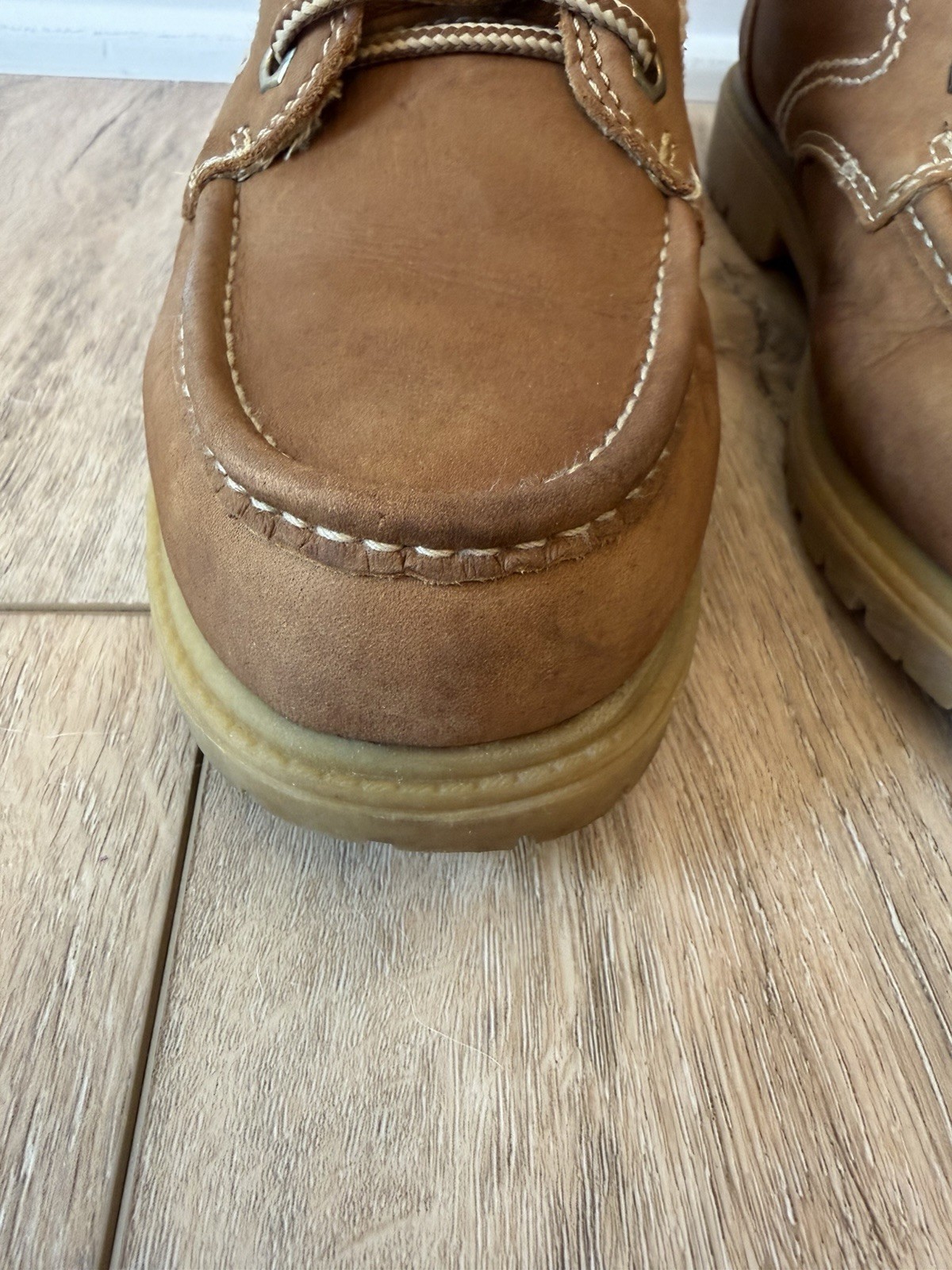 Frye Judith Sport Leather Boots Tan