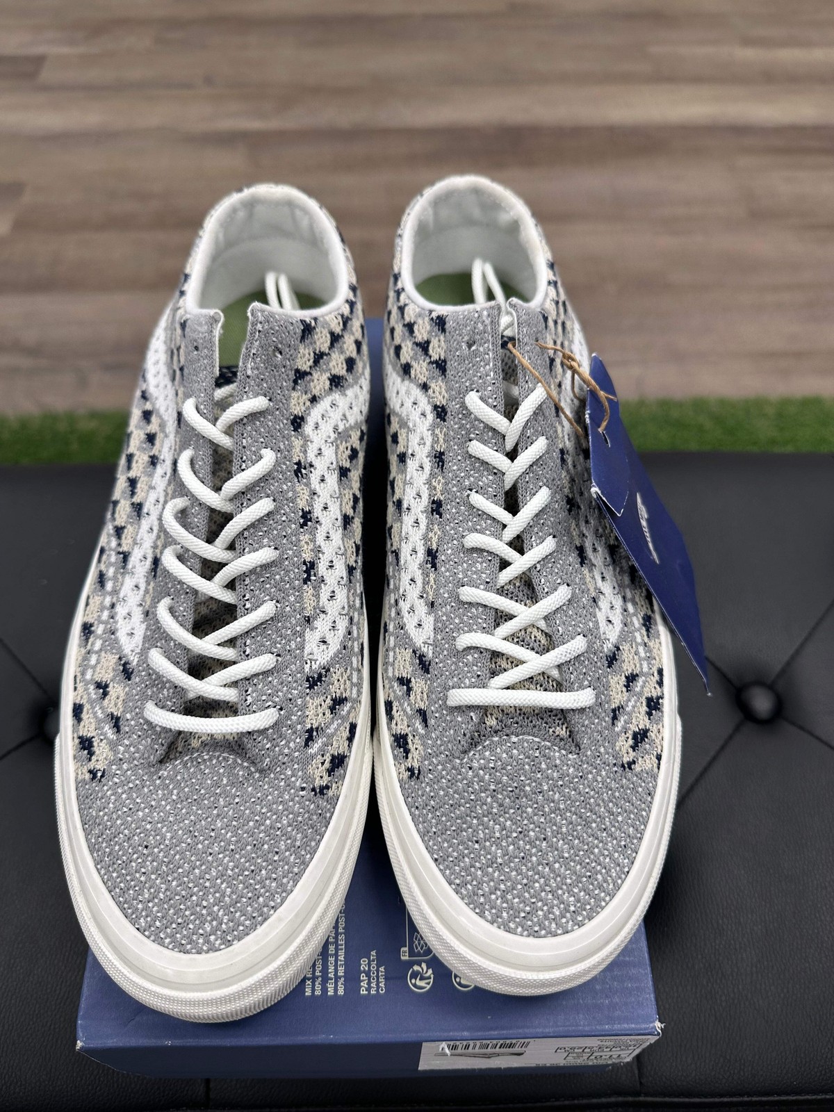 Vans LX Old Skool 36 EK Geo Check Gray – Size 11