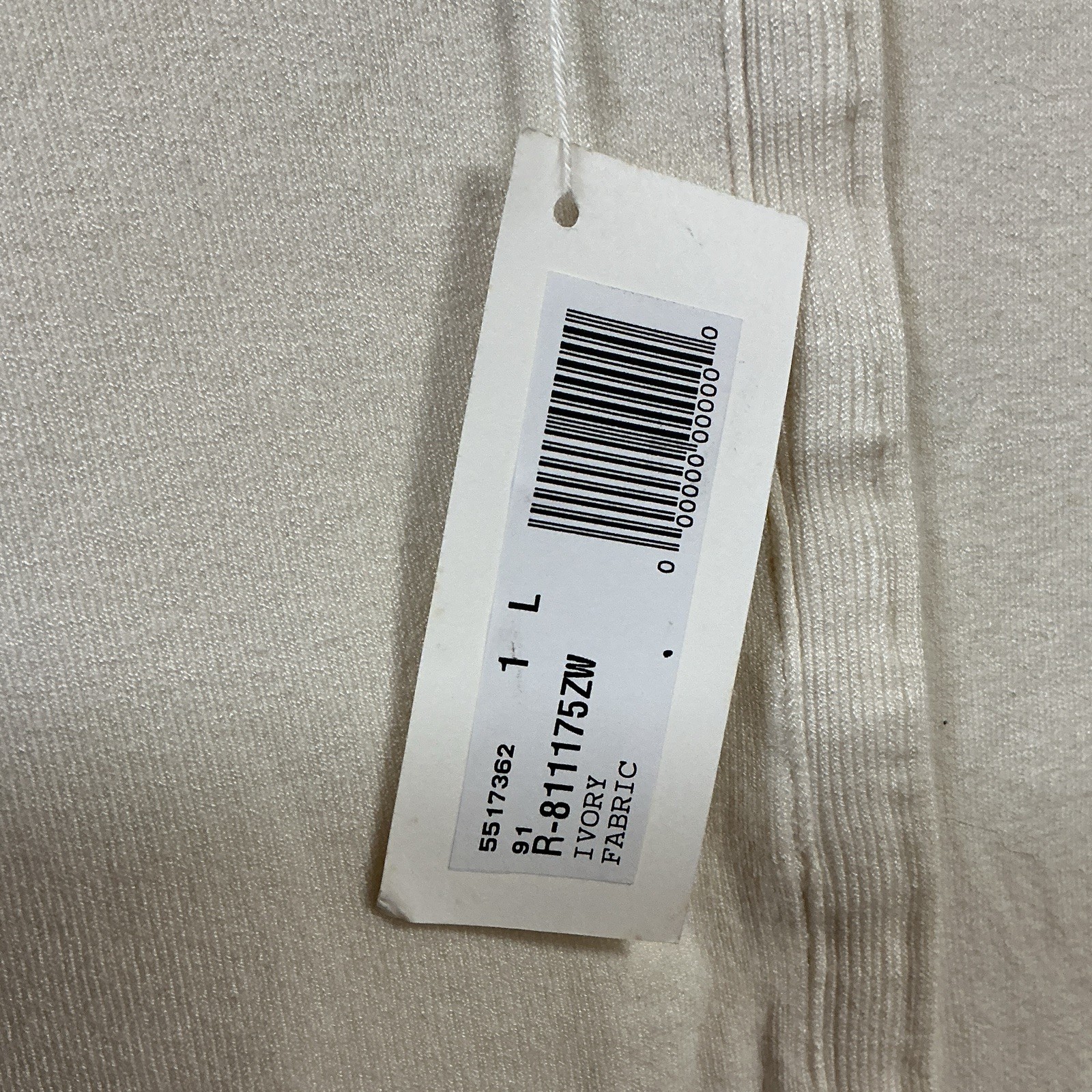 Nine West Ivory Solid Knit Lightweight Crew Neck Button Cardigan Sweater L