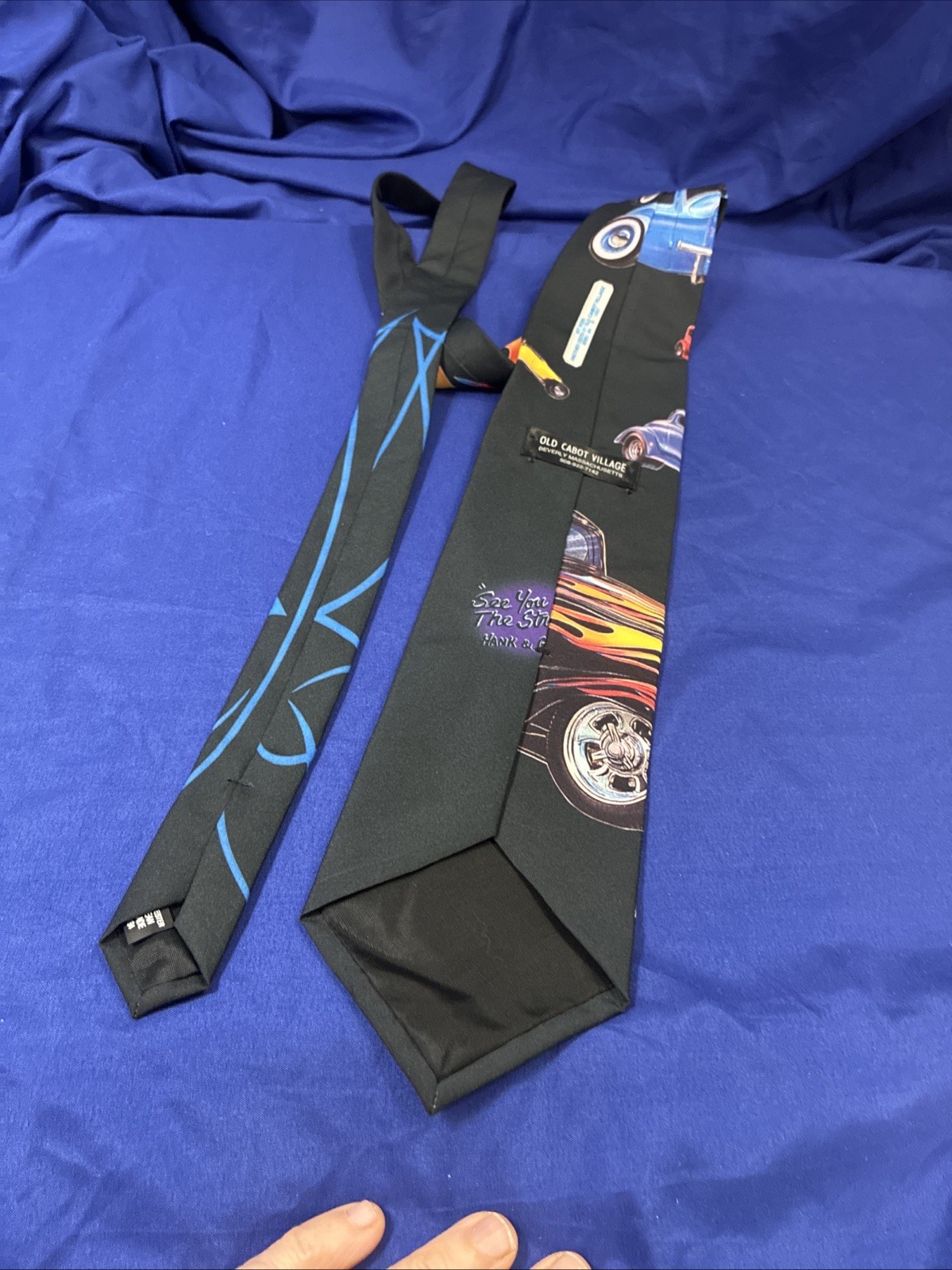 5 Novelty Neck Ties: Harley, Hot Rods, Knob Creek Bourbon, Fishing Lure, Birch