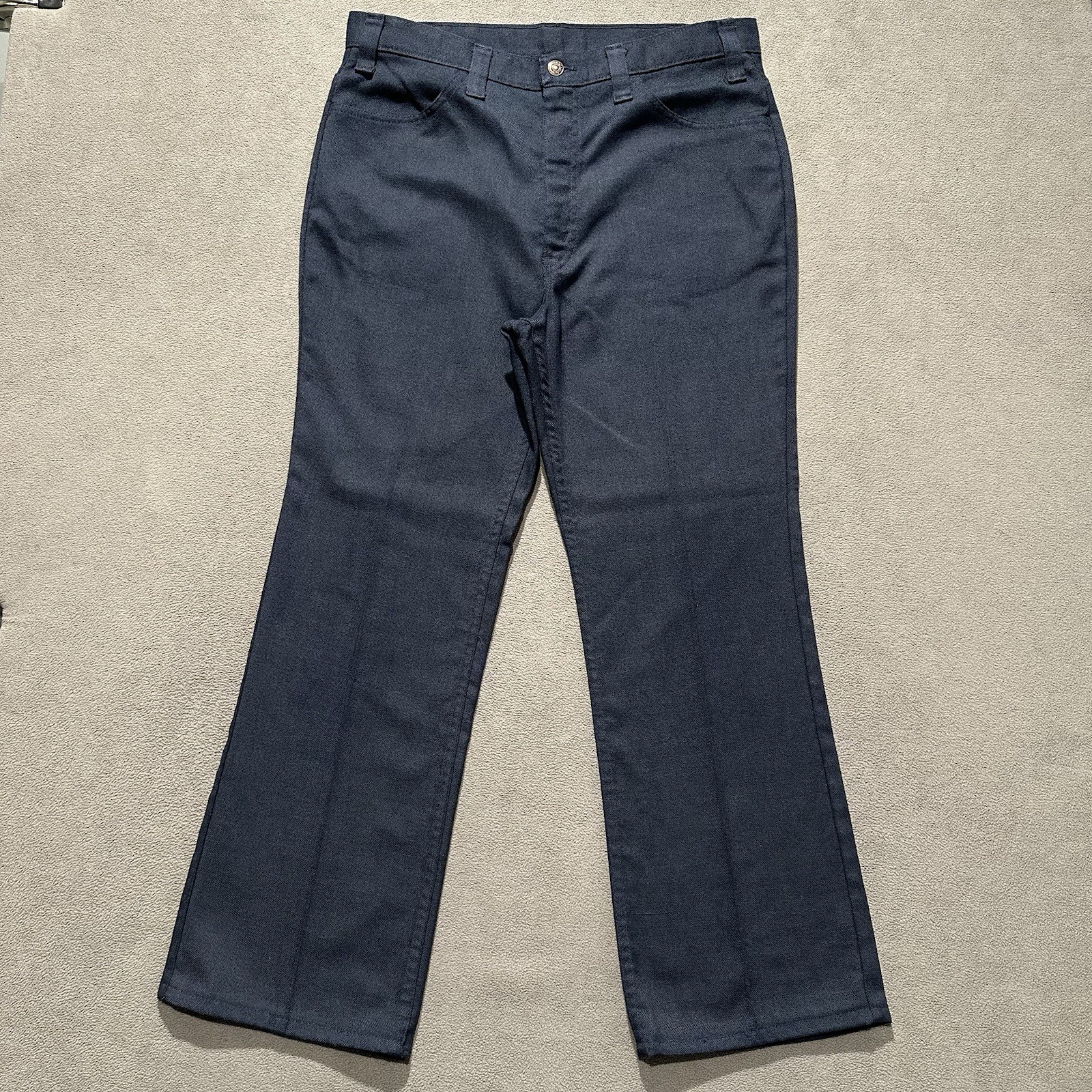 Vintage Levis 546 Pants Mens 36×30 Blue Sta Prest Dress Bootcut Western USA 1977