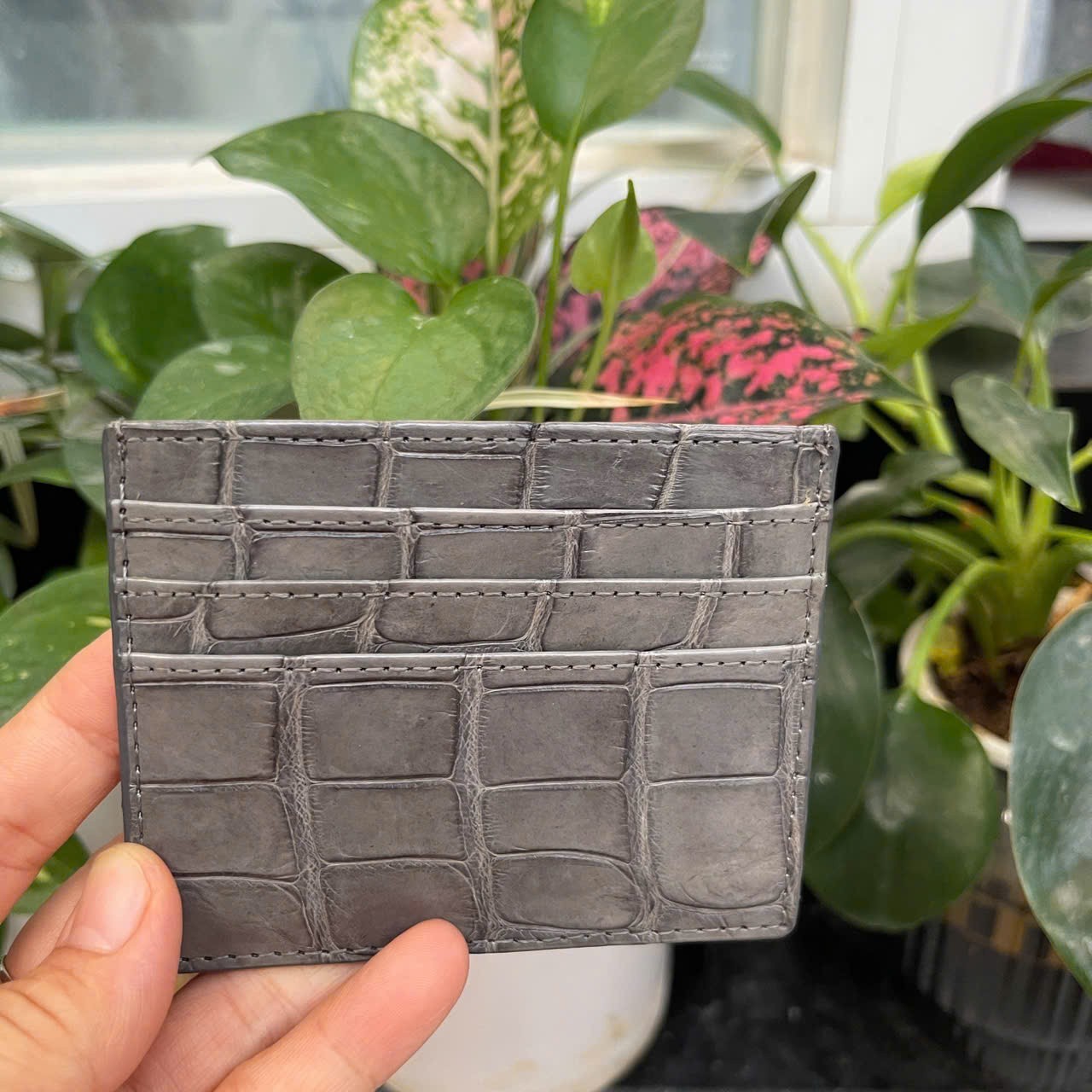 GENUINE LEATHER SKIN CREDIT CARD HOLDER/ WALLET CARD HOLDER FOR MEN