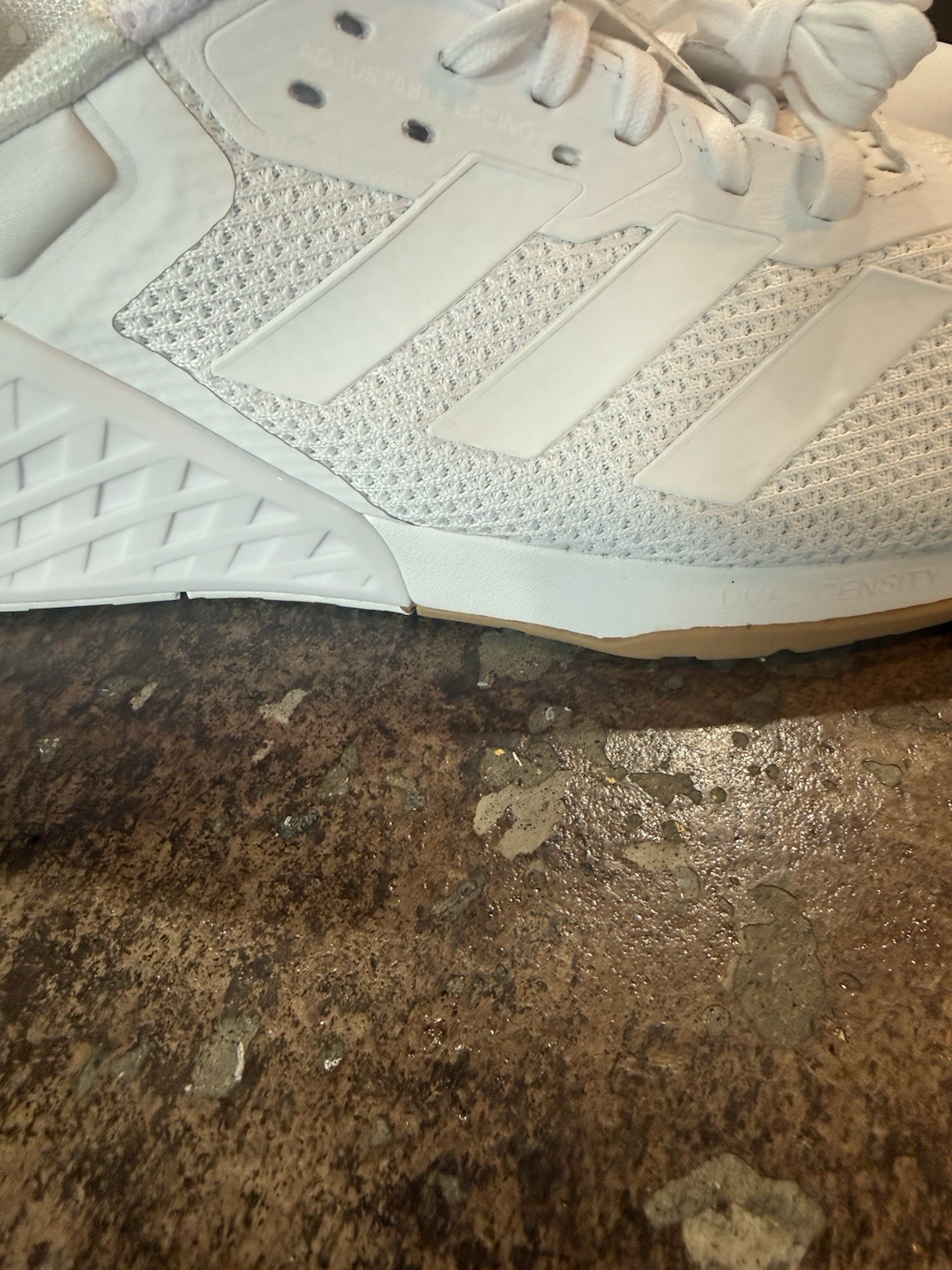 Adidas Men’s Dropset 3 Cloud White Gum Training Sneaker Shoes Size 14