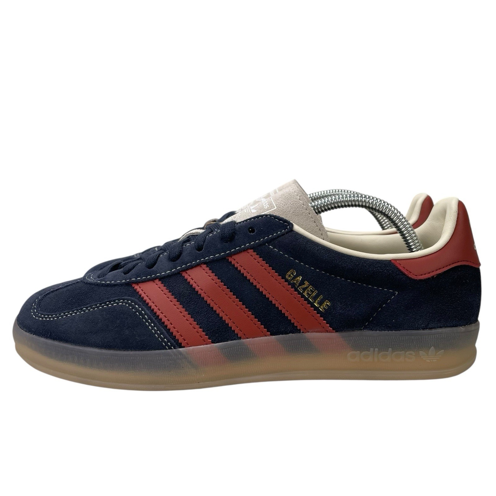 Adidas Gazelle Indoor Ink Ruby Wonder White Shoes JH5404 Men’s Sz 7.5-13