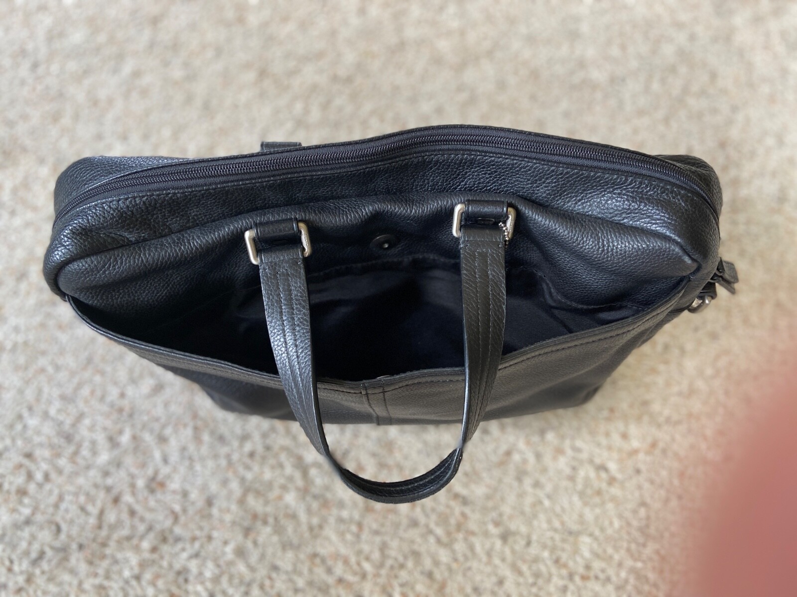 Genuine Coach Camden Leather 2 Way Zip Top Business Bag Large Capacity – MINT
