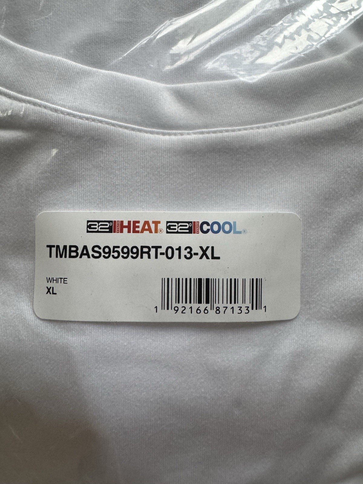 32 Degrees Cool Men’s 4-PK Short Sleeve Crew Neck Tee, White, XL – New!