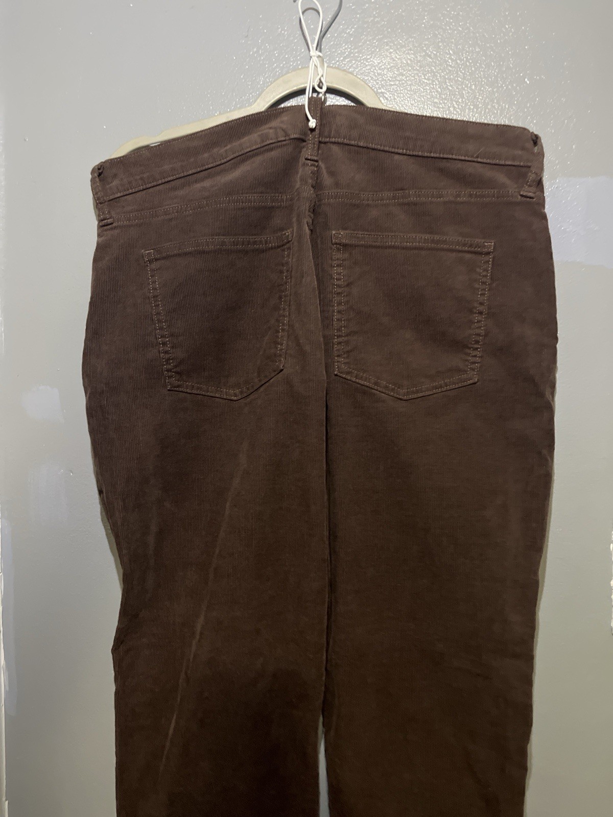 GAP High Rise 90s Straight Brown Corduroy Jeans 5-Pocket Cotton