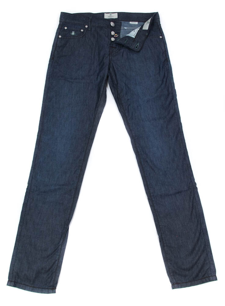 Luigi Borrelli Denim Blue Jeans – Extra Slim – 34/50 – (CAR07611570)
