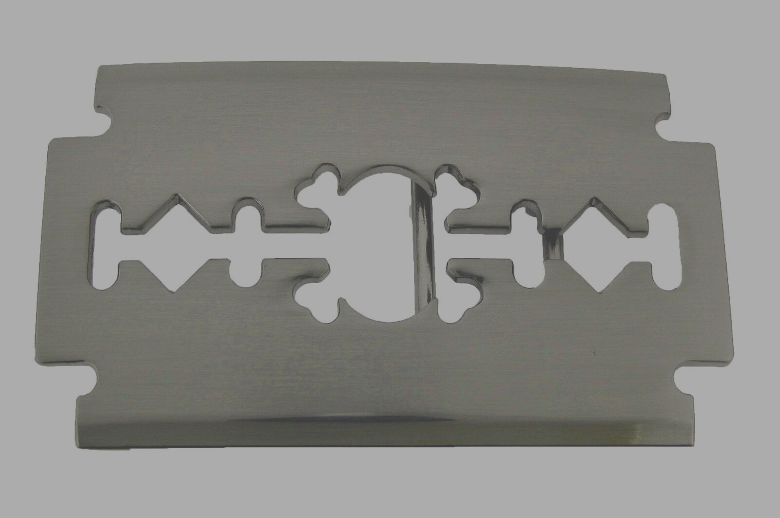 New Silver Razor Blade Barber Gift Belt Buckle Punk Hip Biker Cutter Rock Gothic
