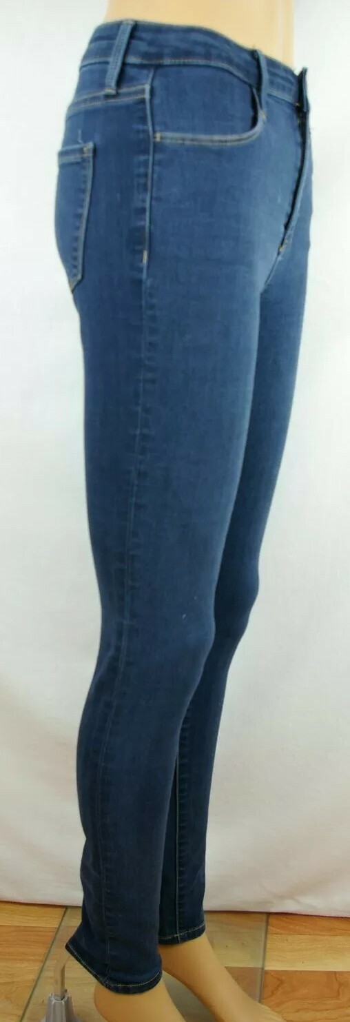 Bridge by Sly High Rise Skinny Dark Wash Denim Jeans Women’s Sz 27 Cotton Blend