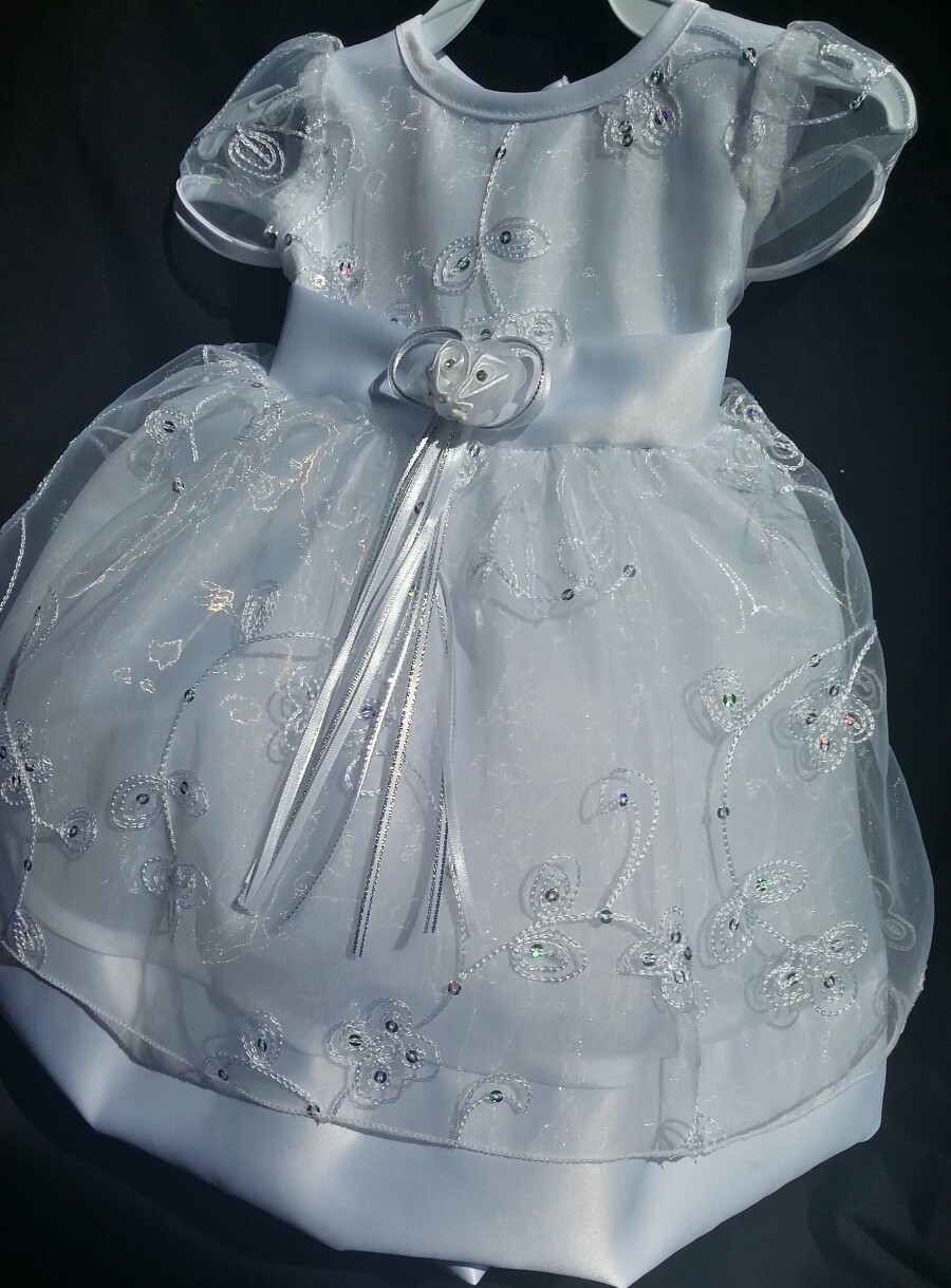 Baptism Gown,Christening Formal Dress,Flower Girl,Vestido Bautizo,Party favor,ni