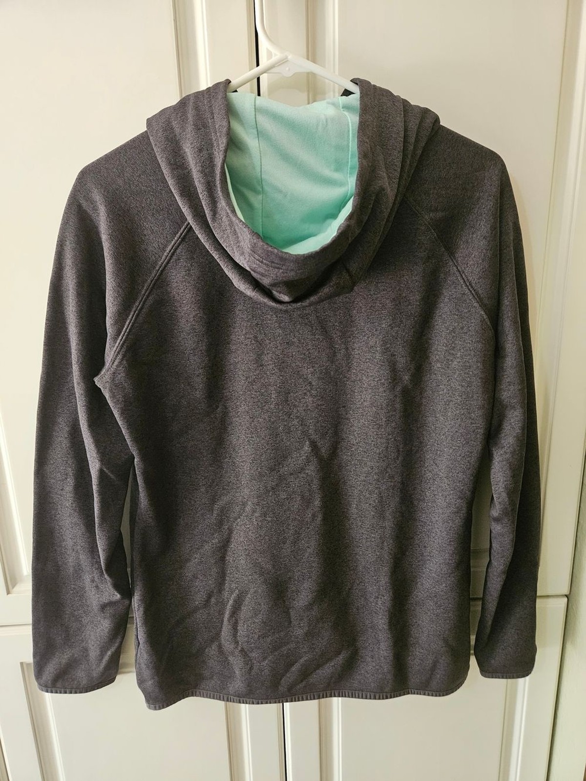 TNF Hoodie Charcoal Gray Blue Green Logo Gorpcore Sporty Casual Outdoor Granola