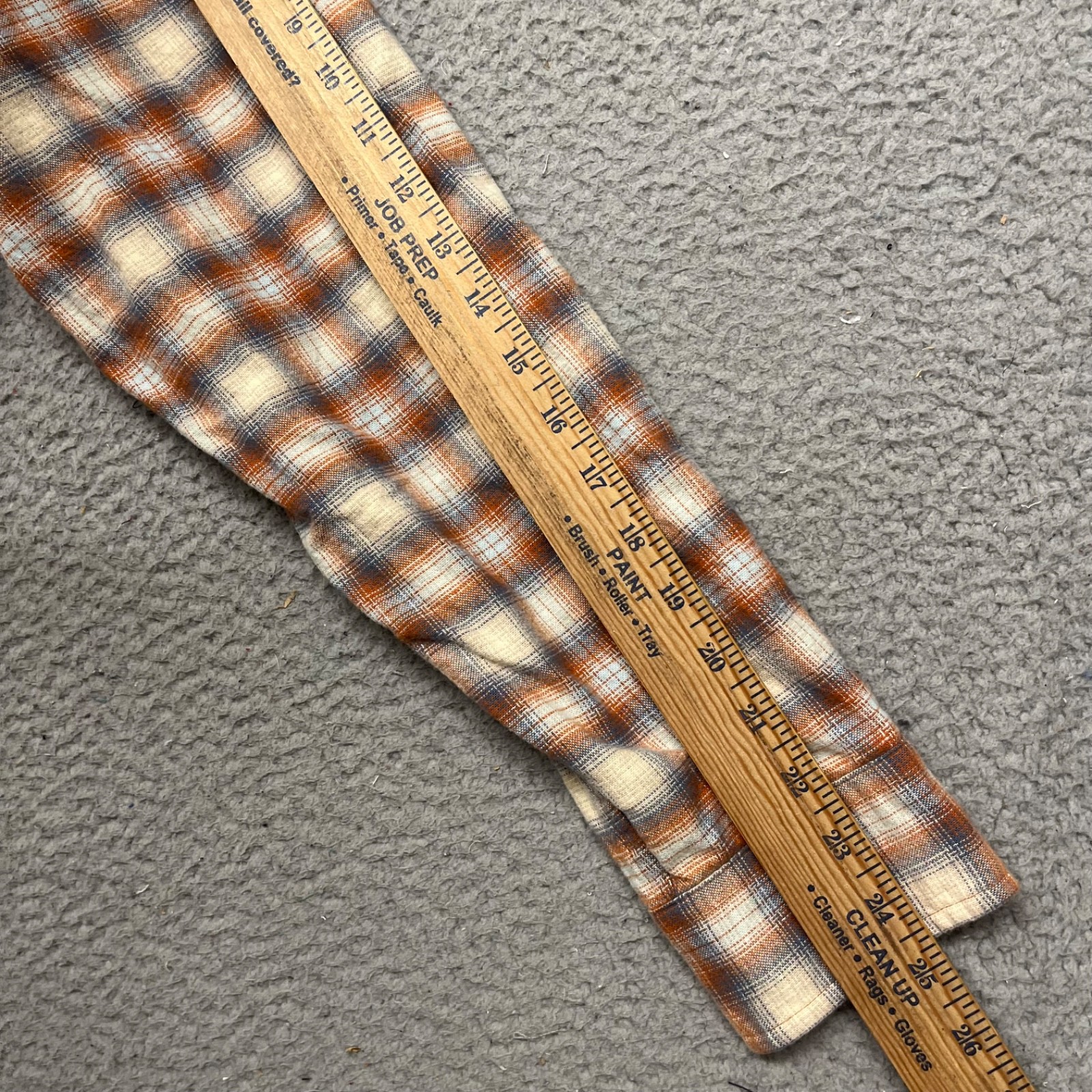 Pendleton Wyatt Shirt Mens L Orange Plaid Pearl Snap Flannel Western Classic