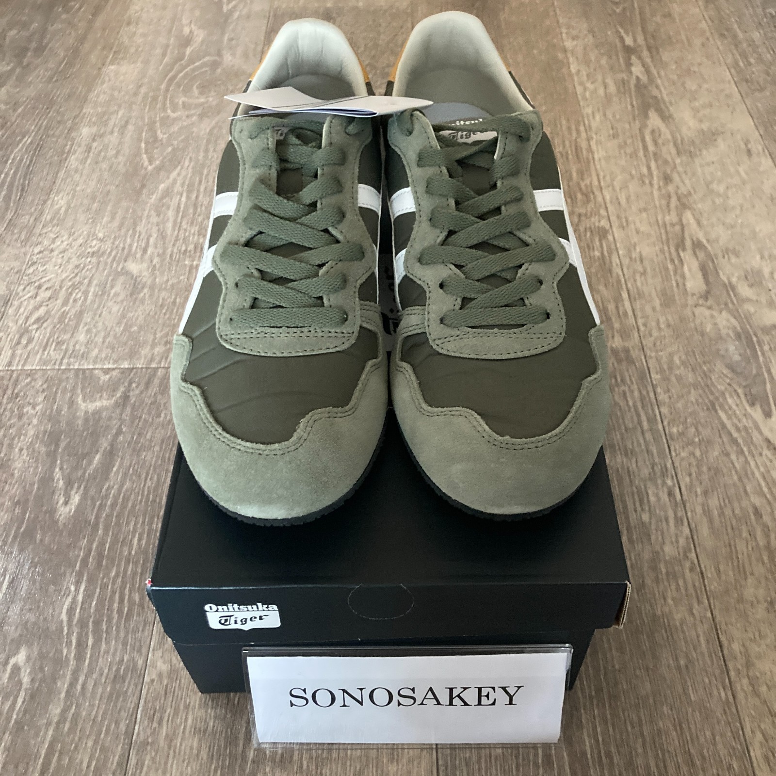 Onitsuka Tiger SERRANO 1183B400 304 BURNT OLIVE/WHITE New in Box from Japan