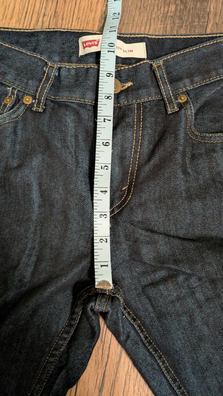 Levi’s 511 Slim Jeans Boys Size 18 Reg Dark Wash Indigo Denim W29 L29 Casual