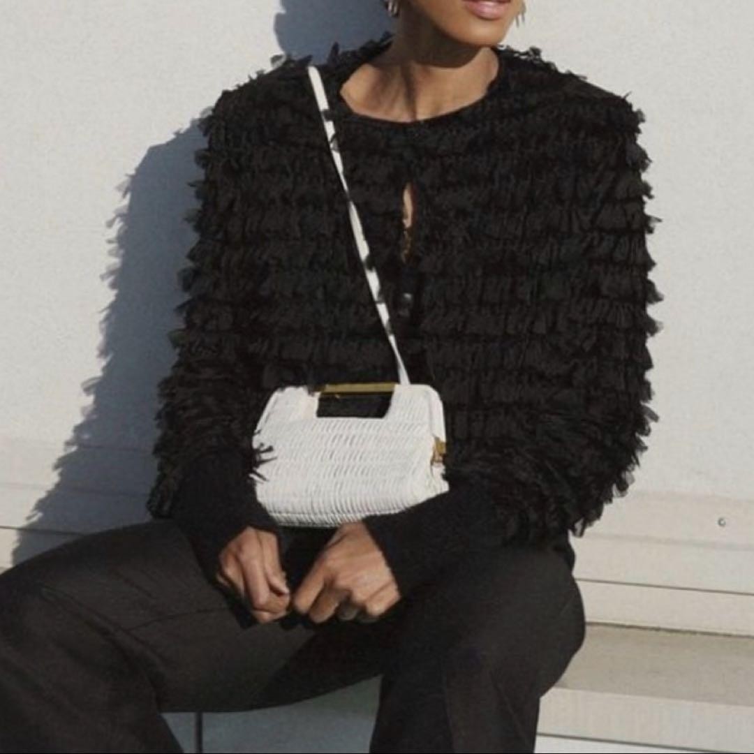 DEMELLIER Clutch Shoulder Bag Leather Mini from Japan