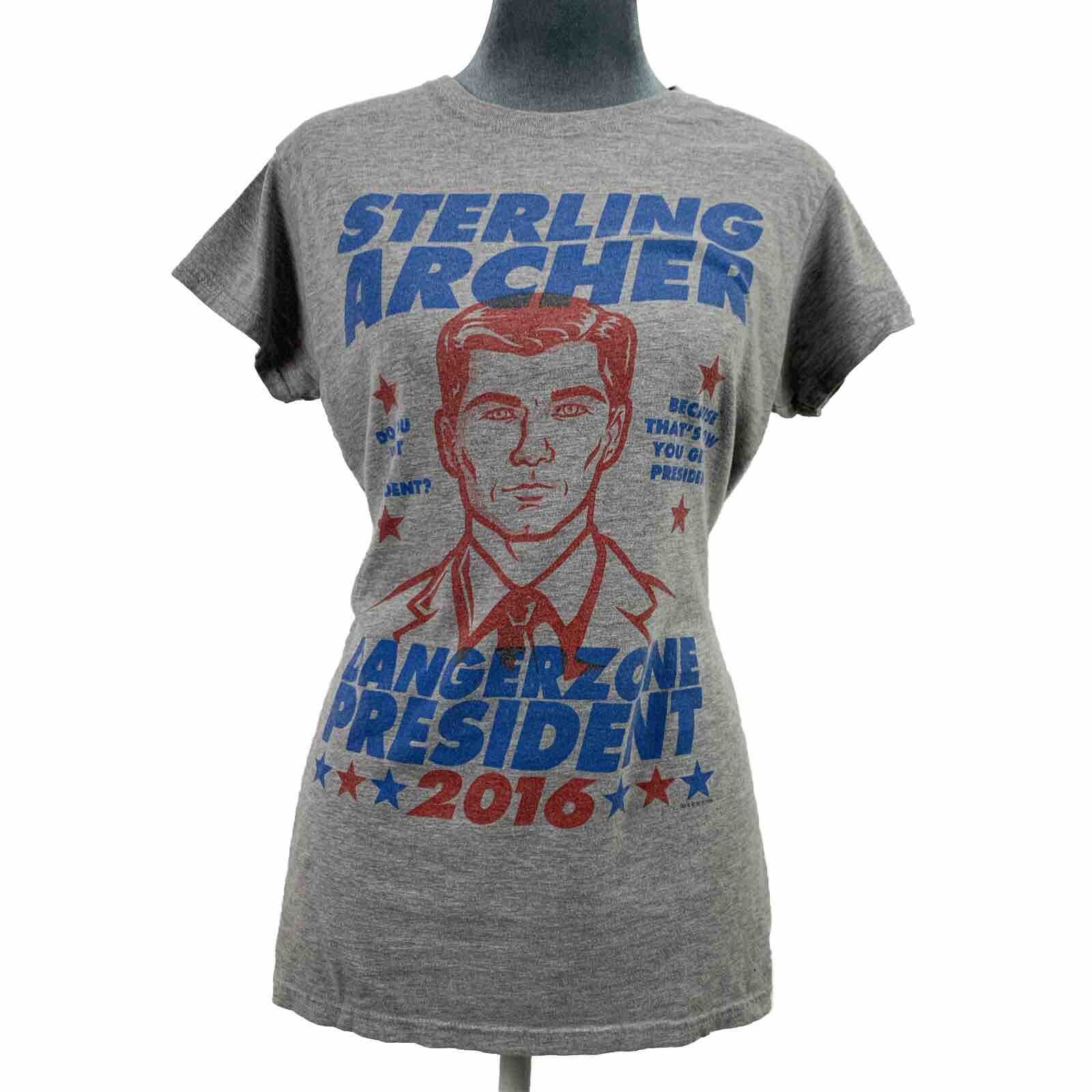 Loot Crate Junior Large Womens Small Sterling Archer 2016 T-Shirt Graphic Tee