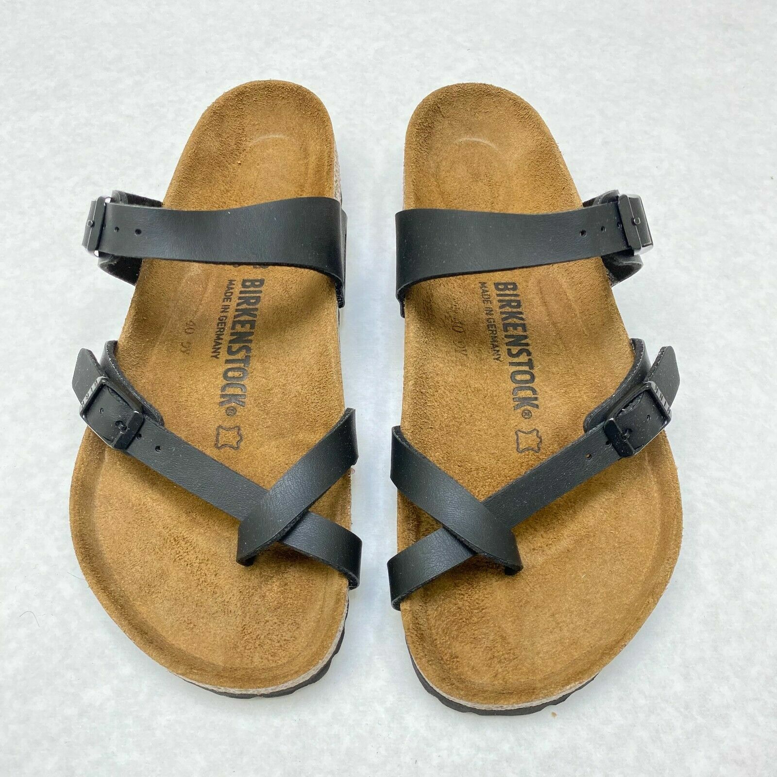 New w/o Box Birkenstock Mayari Black Birko-Flor Regular – Select Size