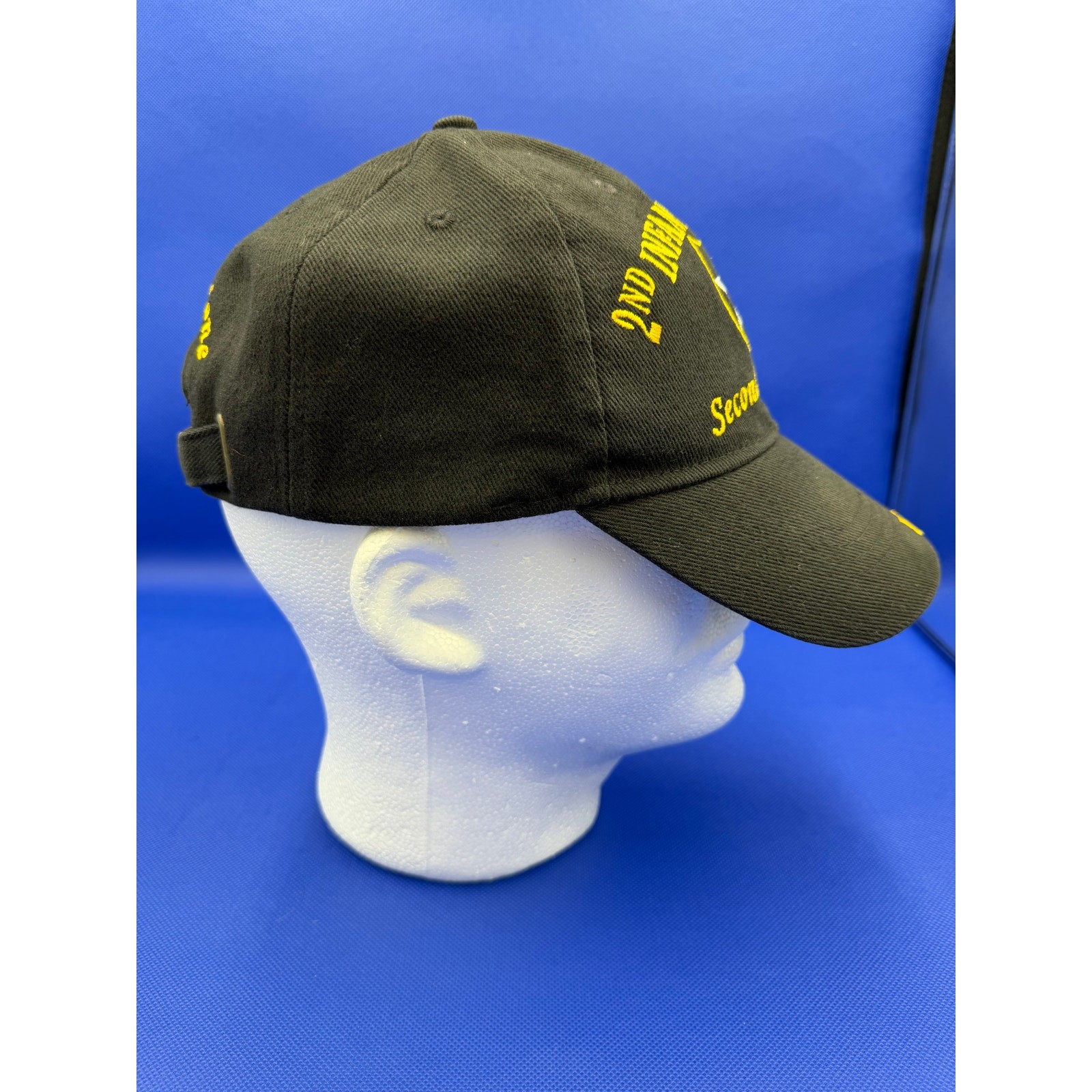 U.S. Army 2nd Infantry Division Second to None Black Embroidered Cap Hat