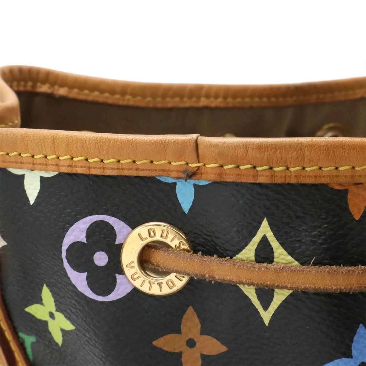Louis Vuitton Multicolor M42230 Shoulder Bag Logo Canvas Noir Unisex #BLB513