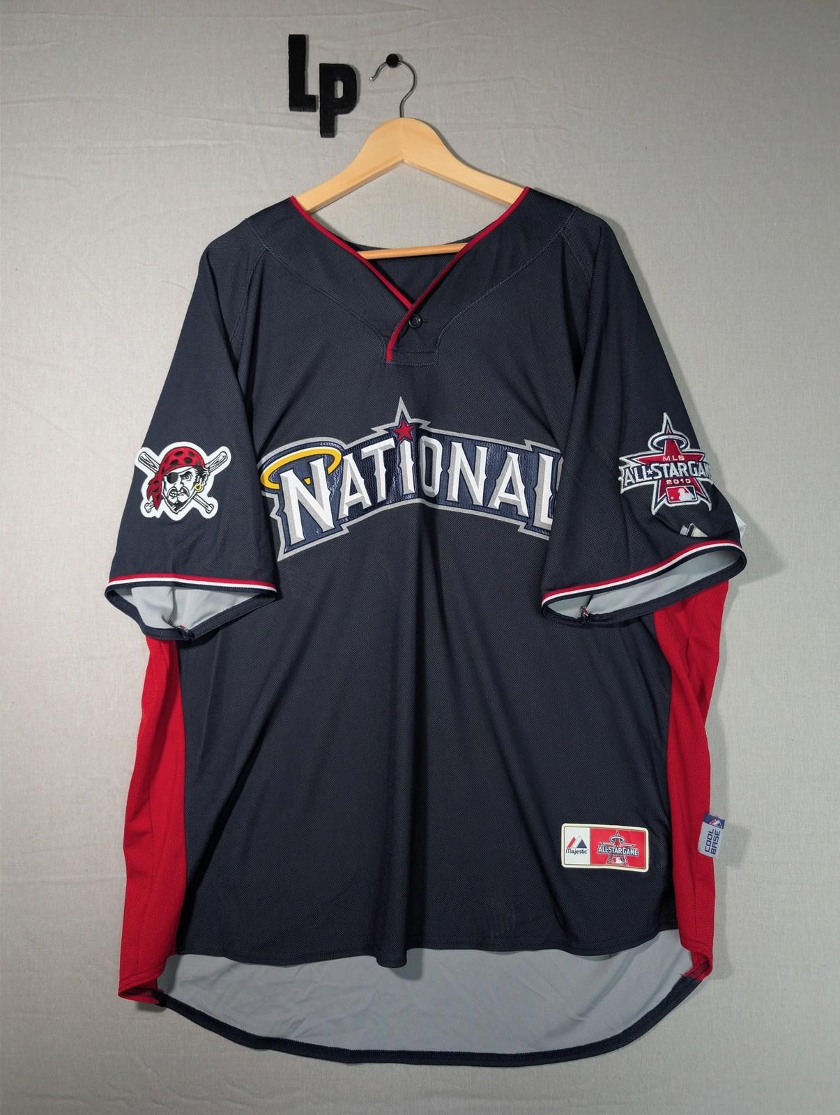 Pittsburgh Pirates #47 Evan Meek Majestic National All Star Game 2010 XXL Jersey