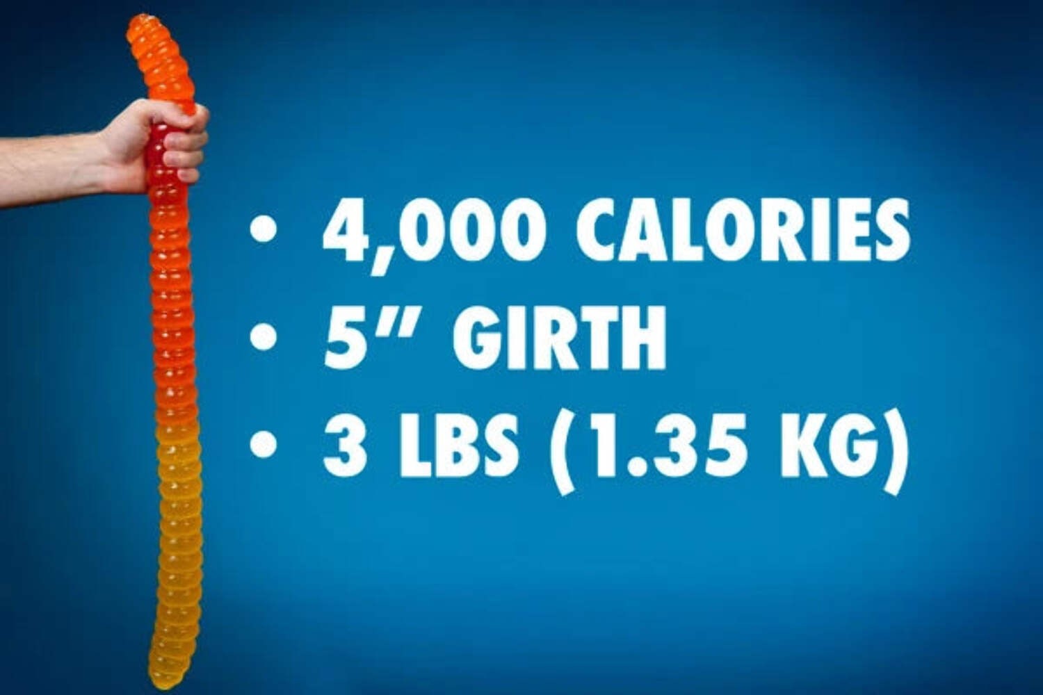 Giant 3-Pound Gummy Worm