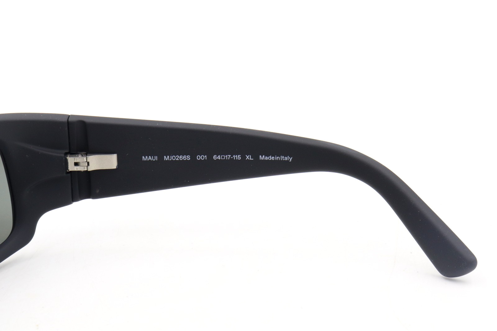 New Maui Jim WORLD CUP Black Rubber Gray Sunglasses 266-02MR / MJ0266S-001 $289