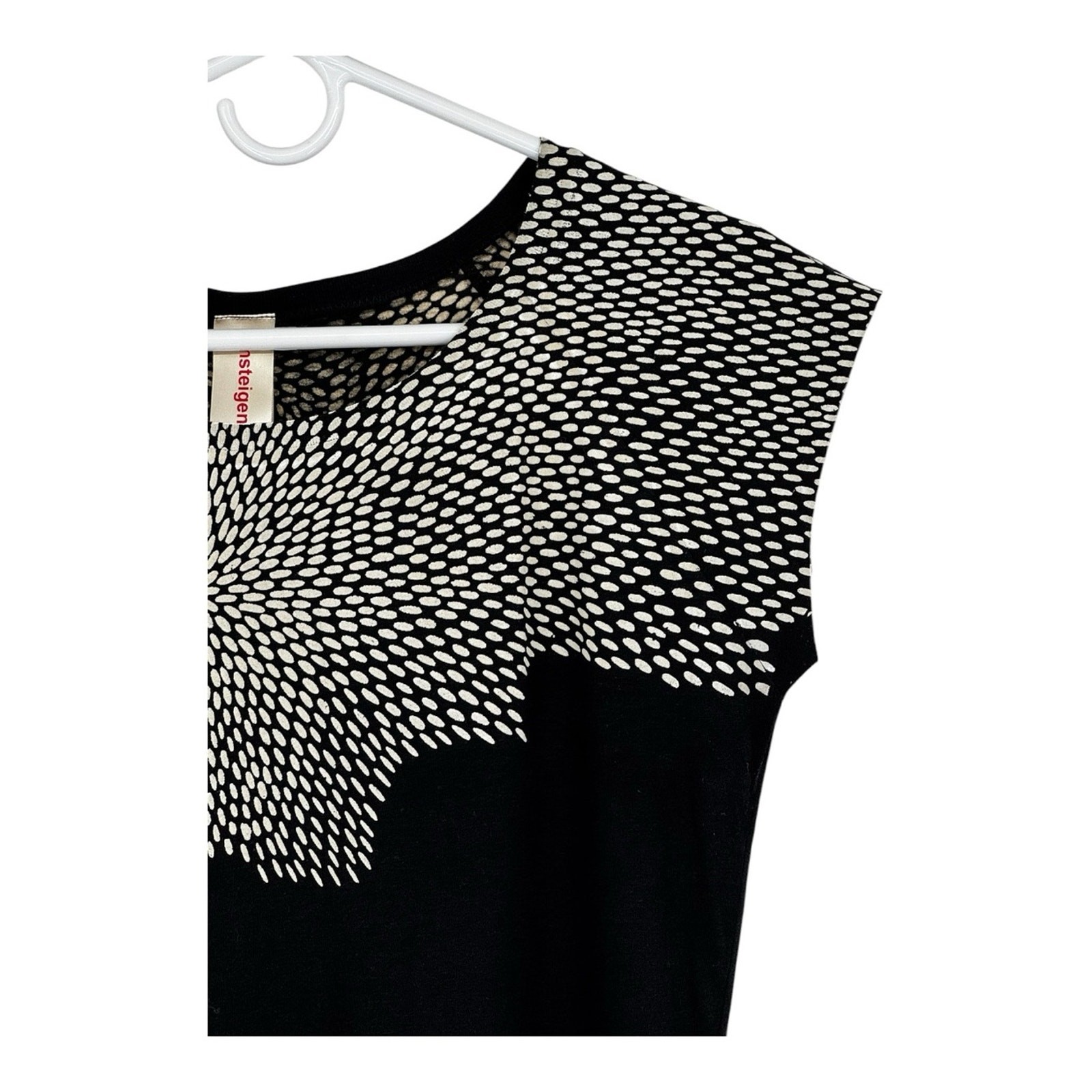 Umsteigan Large Bamboo Hand Screen Printed Black Rice Bamboo Top Red Bird Print