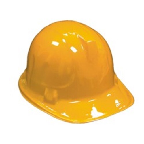 Childs New Plastic Construction Costume Play Hard Hat Helmet