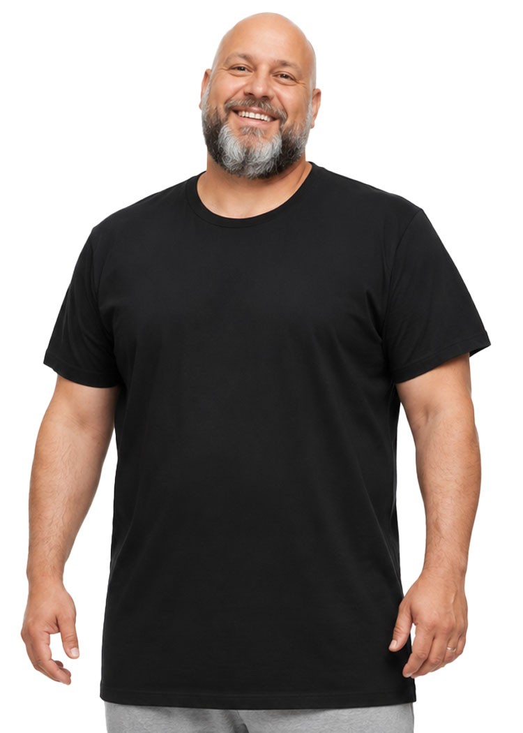 men’s underwear PLUS SIZES stretch cotton t-shirt from 2XL to 10XL