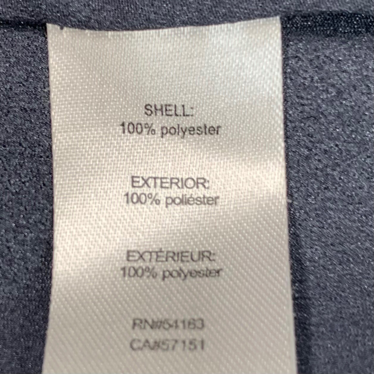 Calvin Klein Womens Small Gray Utility Roll Tab Sleeve Zipper Pocket Blouse Top