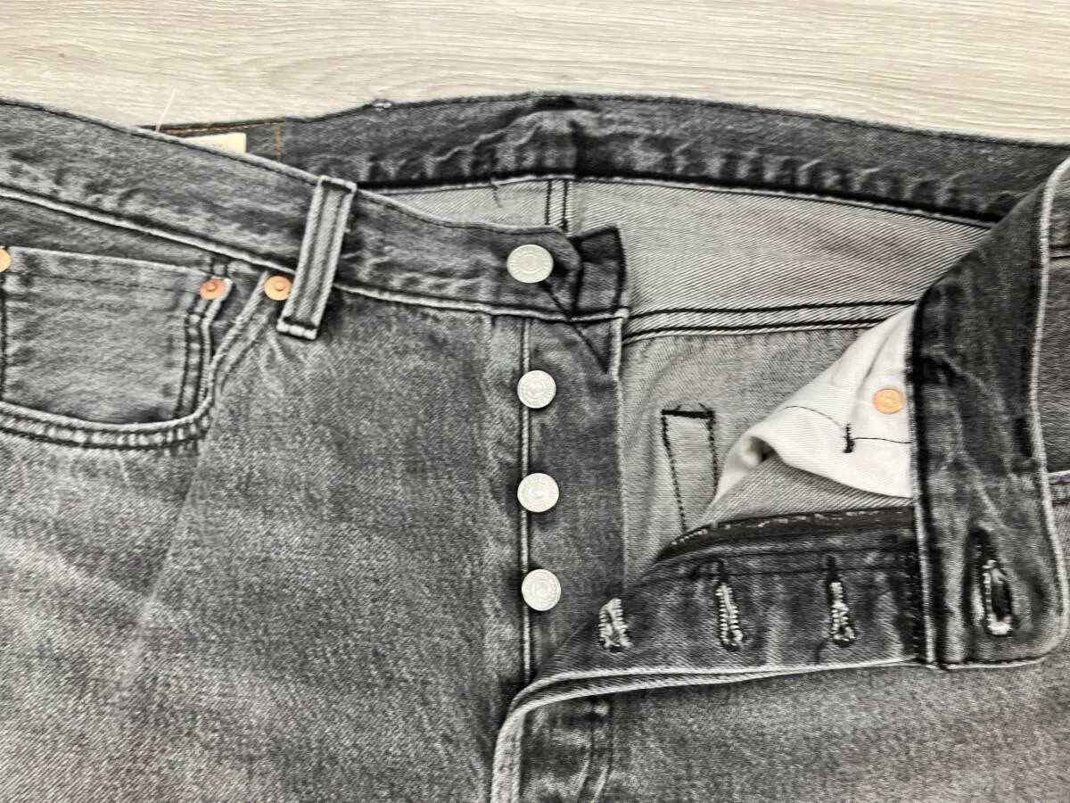 LEVI’S Jeans 00501-3658 Size: W34 Black [Used/ Very good cond] ship From JAPAN