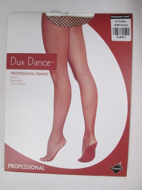 Professional Fishnet Tights Caramel Toffee Suntan Black S/M M/T XL Latin Dance