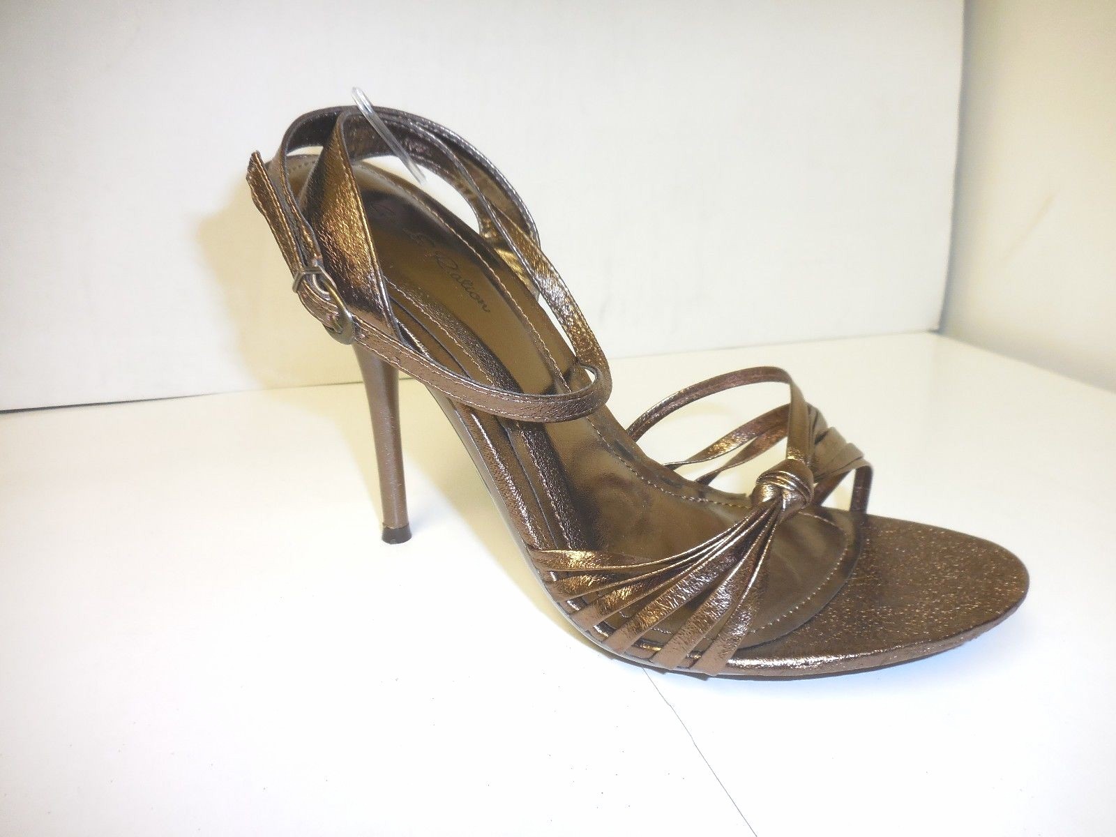 Women’s Chrome Brown Twist High Heel Party Shoes Sizes: 5 1/2 – 10