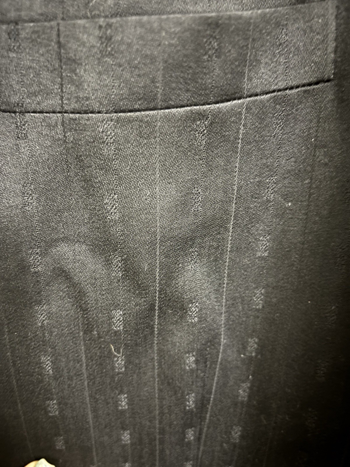 Custom Tailored Blazer Gianni Versache Fabric Black Wool Size 54 3 Button