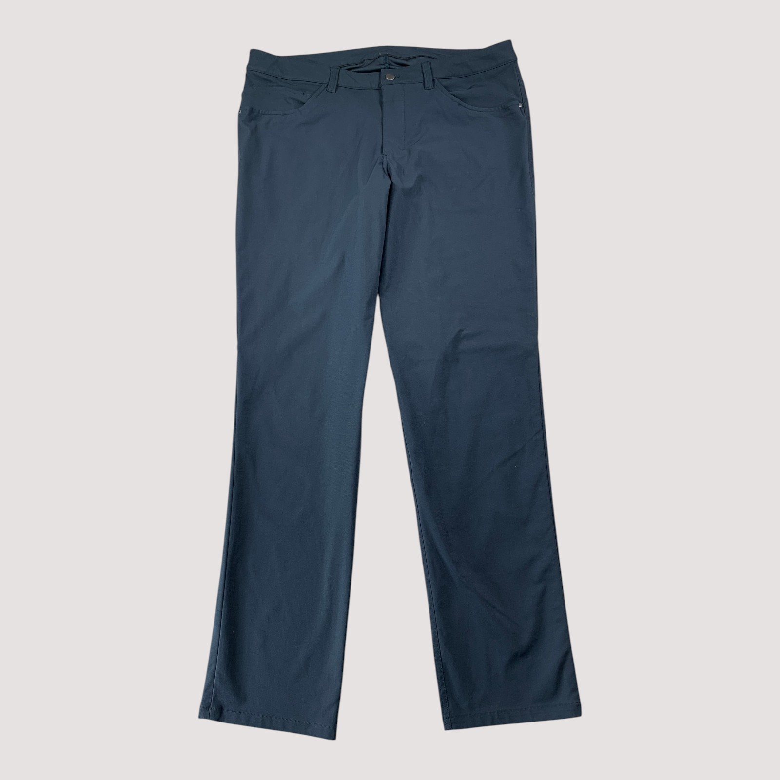 Lululemon ABC Pant Classic Men 36×33 Black Warpstreme Performance 2 -Way Stretch