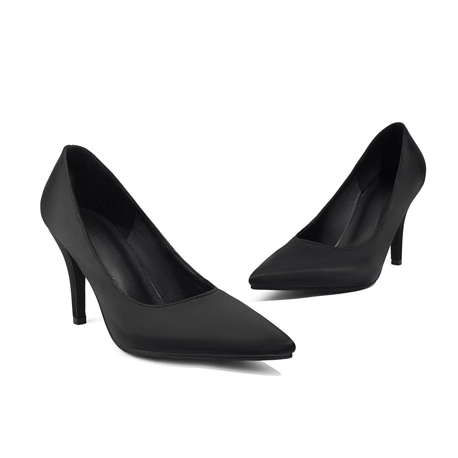 2026 Women’s Wedding Pointy Toe Shoes Heels Pump Formal Evening Pull On Party