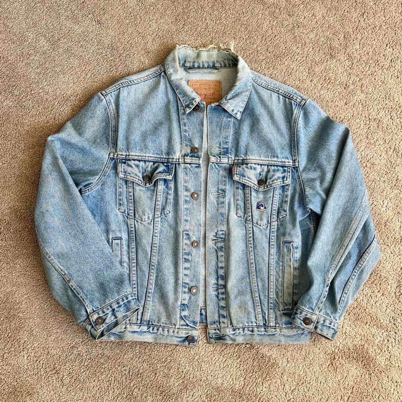 Vintage Levis Blue Denim Trucker Jacket Mens M
