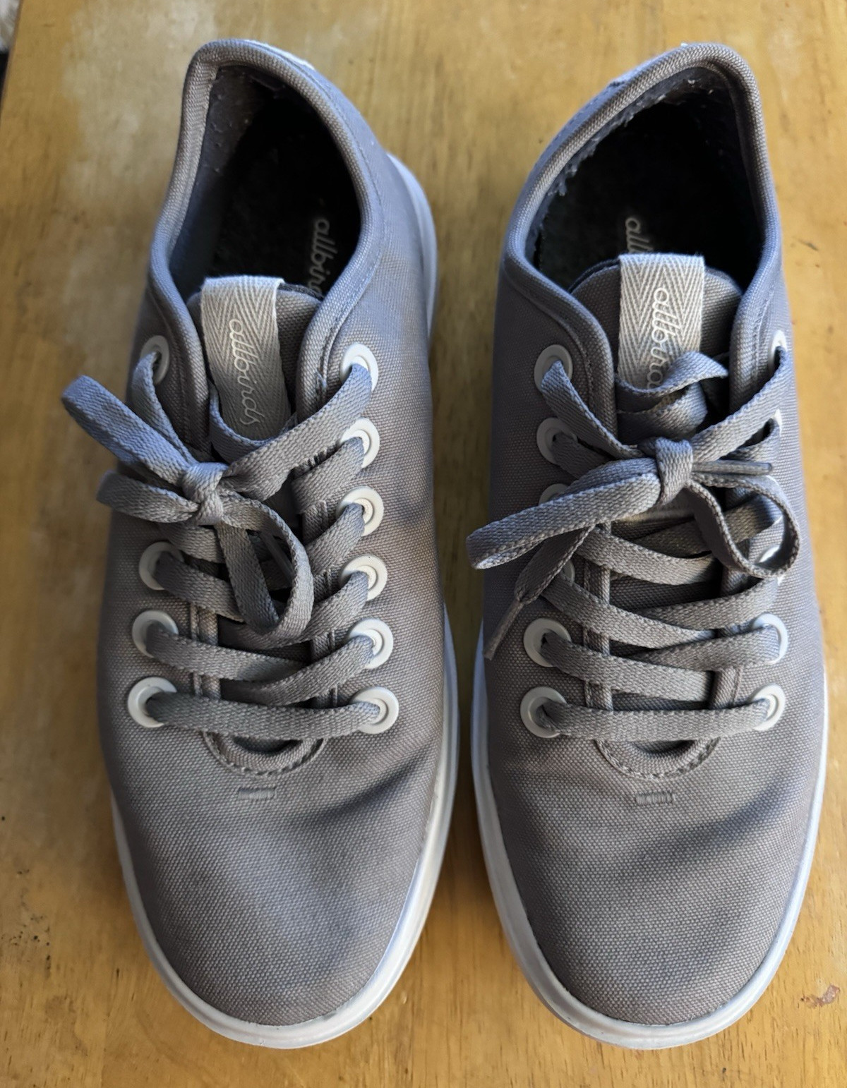 Allbirds Men’s Low Top Lace-Up Gray Solid Casual Athletic Sneakers US 9