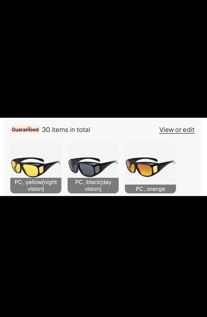 “Night Vision Driving Glasses Unisex Car Sunglasses UV Protection Anti-Glare Eye